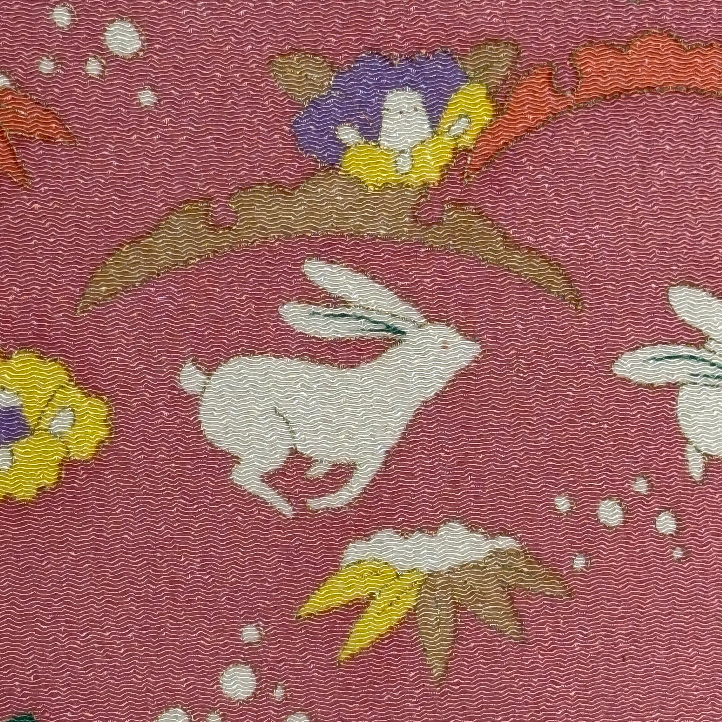 "Winter Bunny" Vintage Furoshiki (Small)