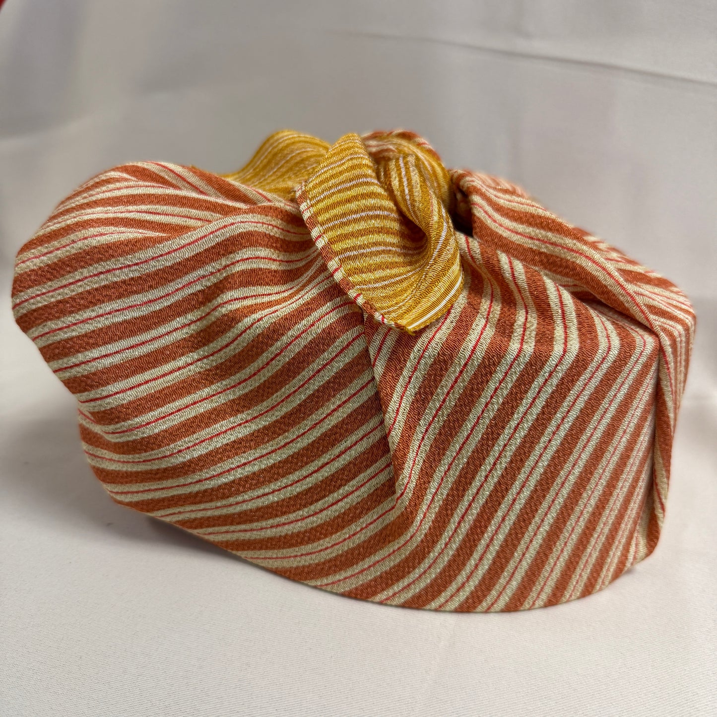 "Harvest Stripes" Vintage Furoshiki (Medium)