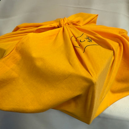 "Marigold Yellow" Vintage Furoshiki (Large)