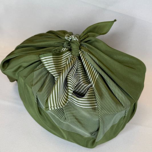 "Modern Stripes" Vintage Furoshiki (Medium)