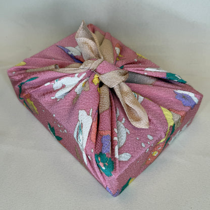 "Winter Bunny" Vintage Furoshiki (Small)