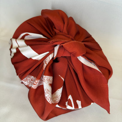 "Brushstroke Joy" Vintage Furoshiki (Medium)