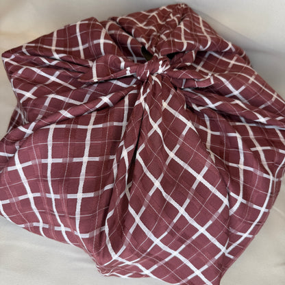 "Retro Grid" Vintage Furoshiki (Large)