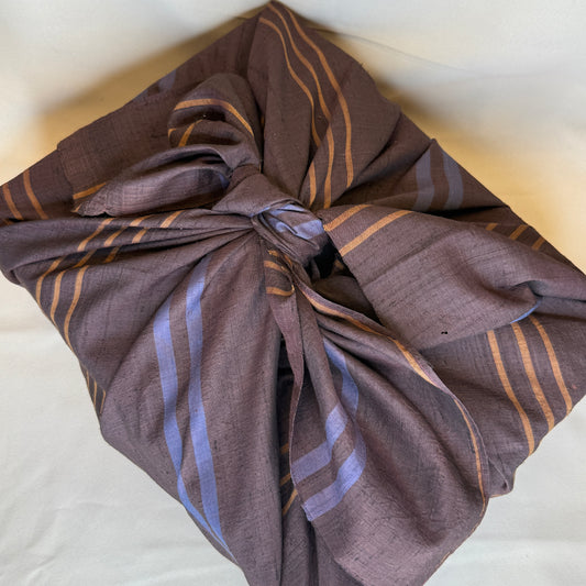 "Skyline Stripes" Vintage Furoshiki (Large)