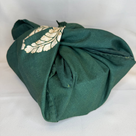 "Evergreen Wrap" Vintage Furoshiki (Medium)