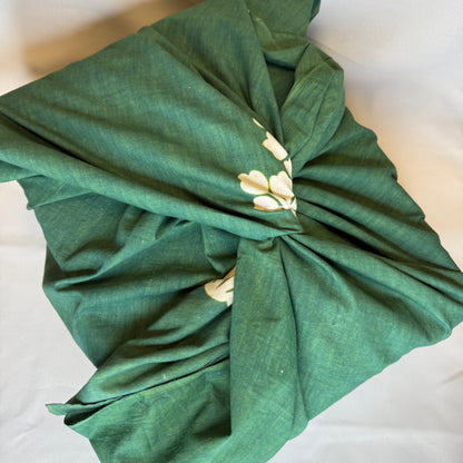 "Heritage Green" Vintage Furoshiki (Large)