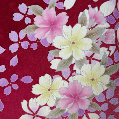 "Blossom Wave" Vintage Furisode Kimono
