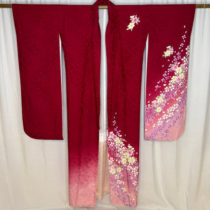 "Blossom Wave" Vintage Furisode Kimono