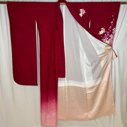 "Blossom Wave" Vintage Furisode Kimono