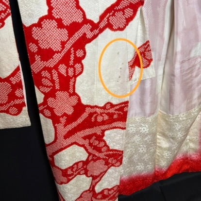 "Winter Bloom" Vintage Furisode Kimono