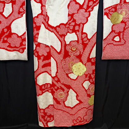 "Winter Bloom" Vintage Furisode Kimono
