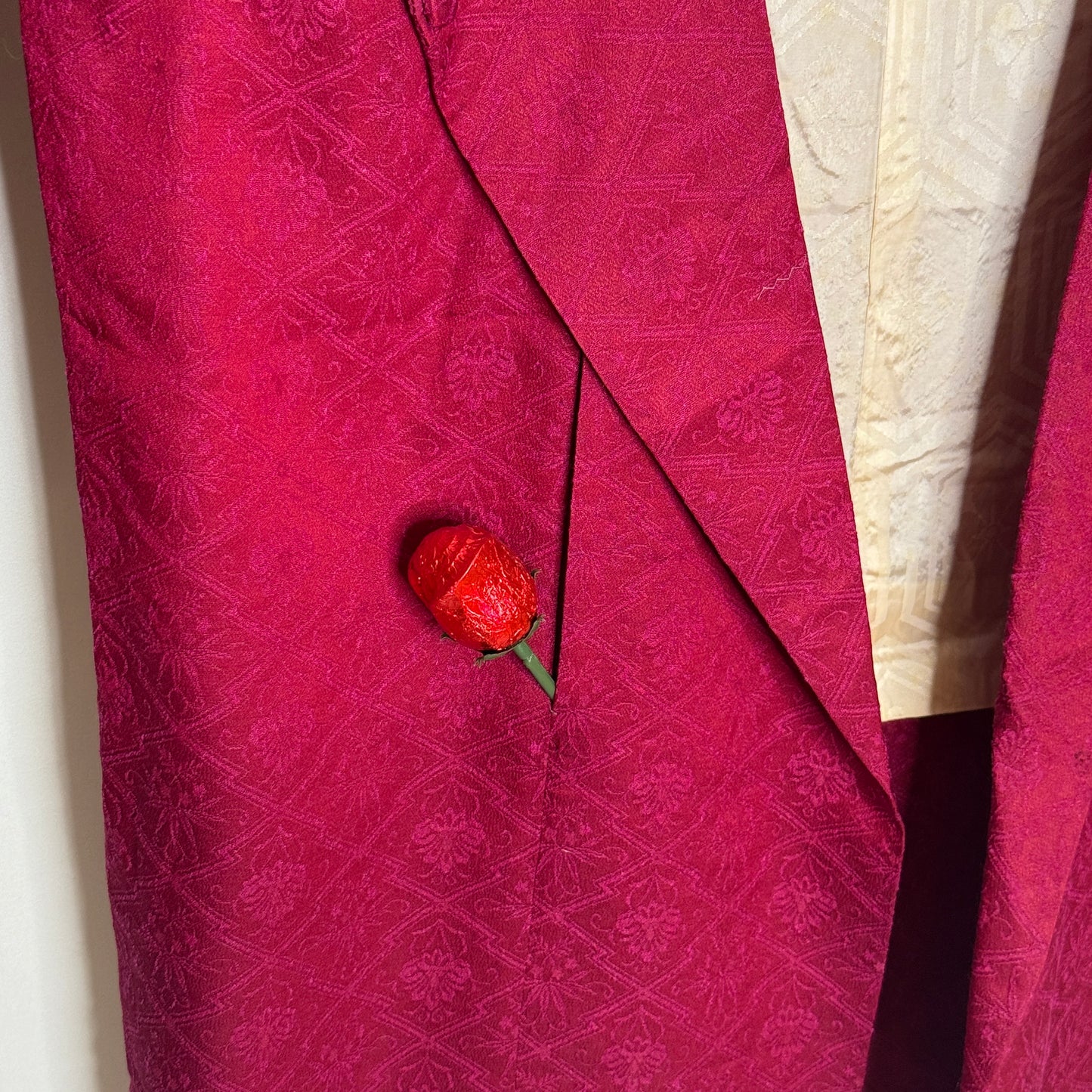 "Fuchsia Bloom" Japanique Jacket