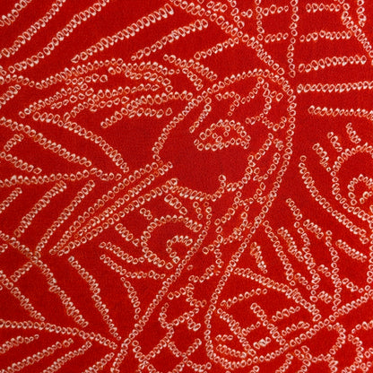 "Shibori Peacock" Vintage Juban Underkimono