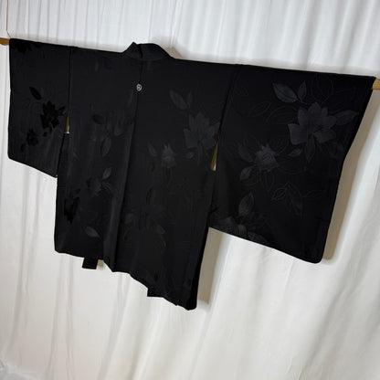 "Black Petals" XL Oki Haori Jacket