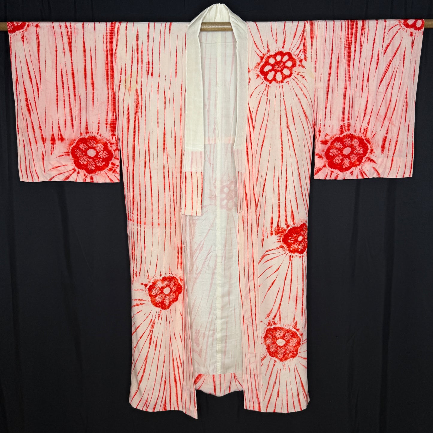 "Suji Shibori" Vintage Juban Underkimono