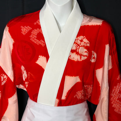"Tachibana Shibori" Vintage Juban Underkimono