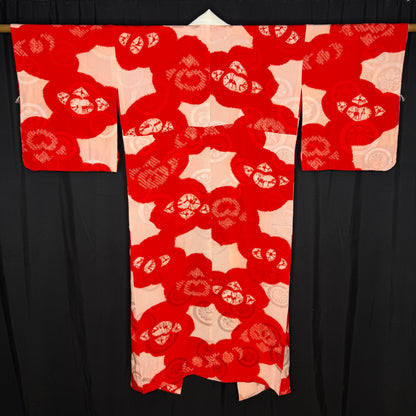 "Tachibana Shibori" Vintage Juban Underkimono