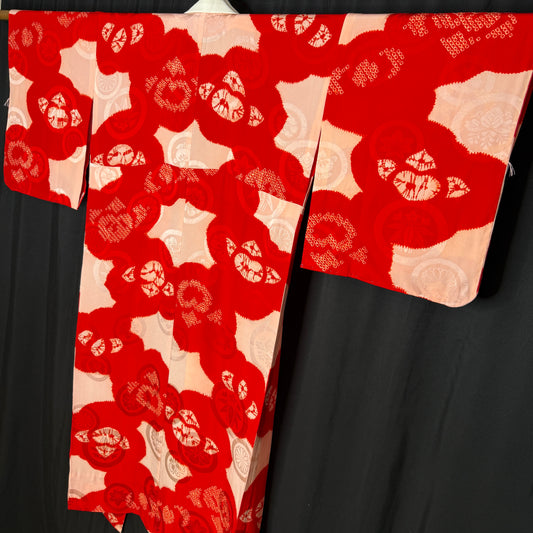 "Tachibana Shibori" Vintage Juban Underkimono