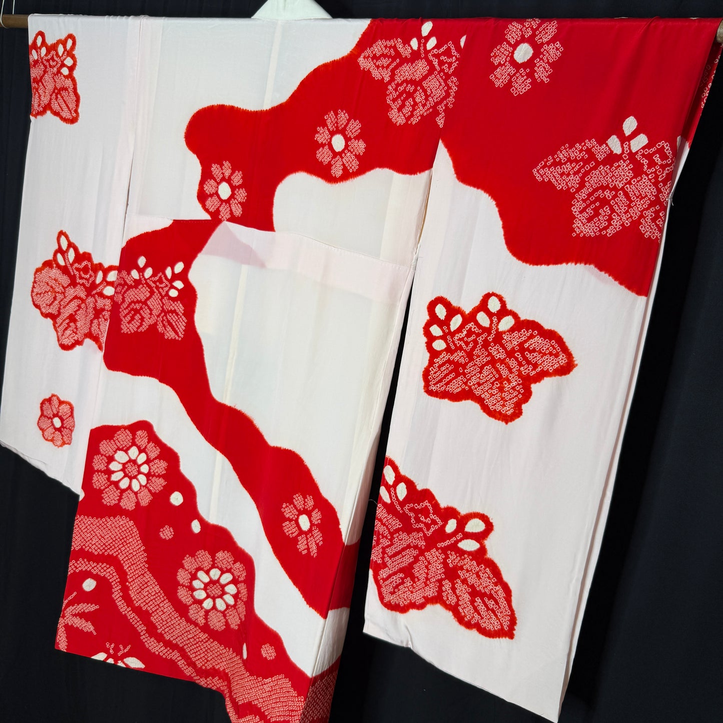 "Paulownia Shibori" Vintage Underkimono