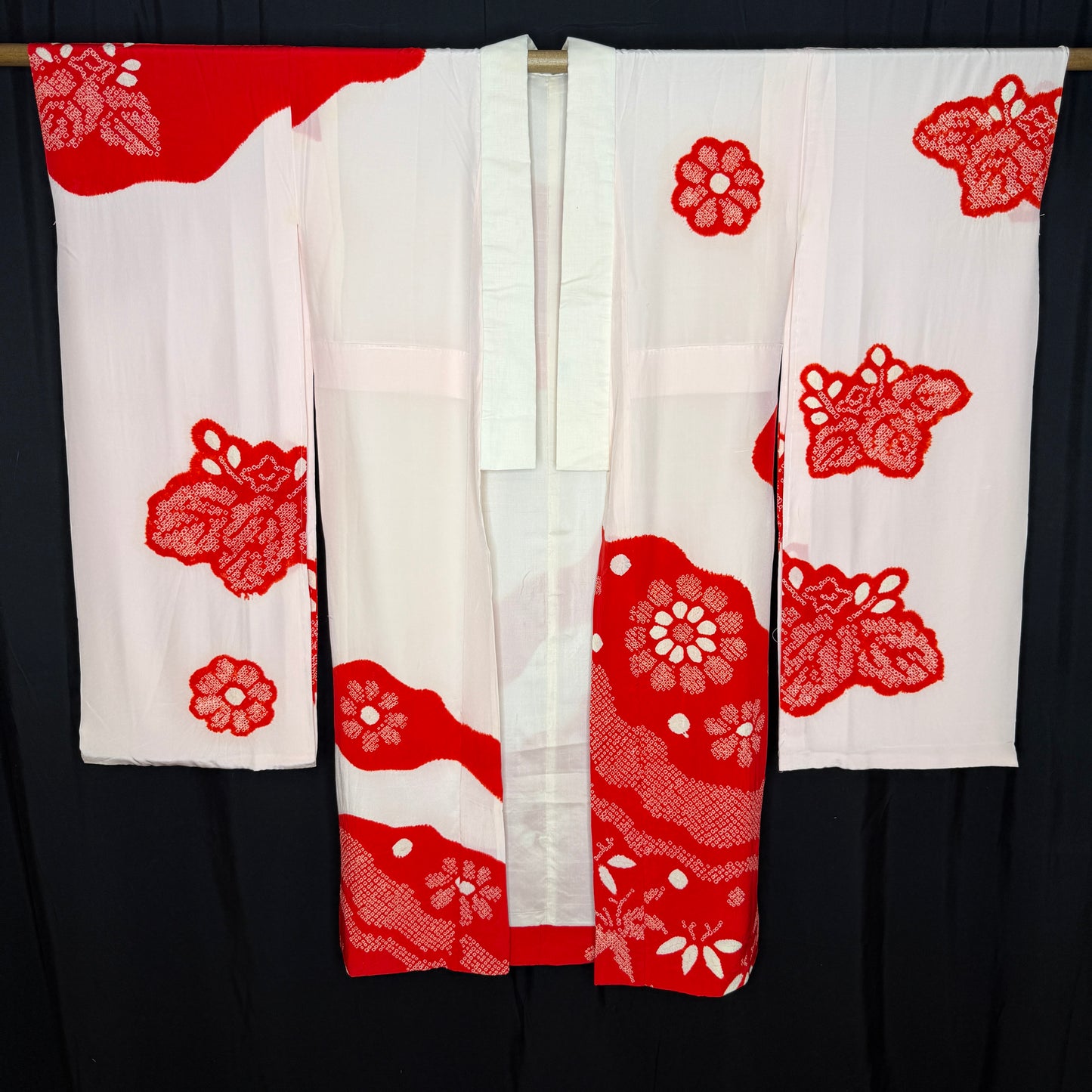 "Paulownia Shibori" Vintage Underkimono