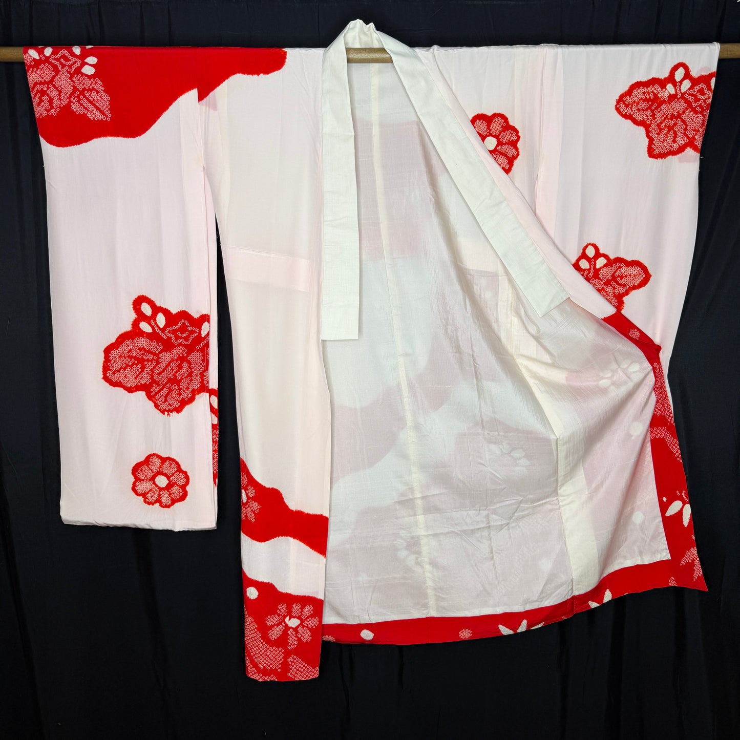 "Paulownia Shibori" Vintage Underkimono