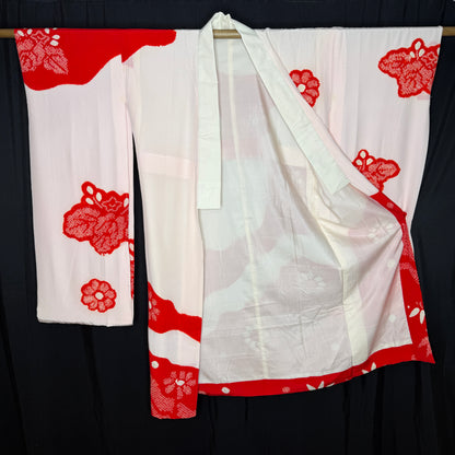 "Paulownia Shibori" Vintage Underkimono