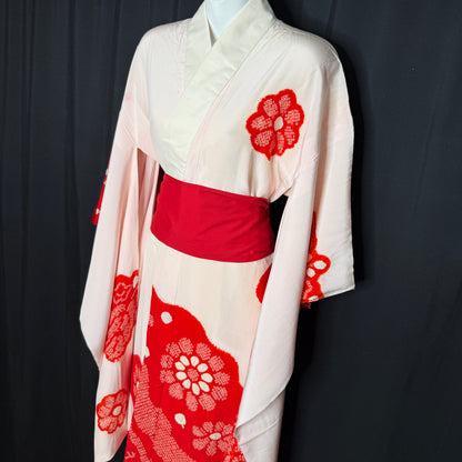 "Paulownia Shibori" Vintage Underkimono