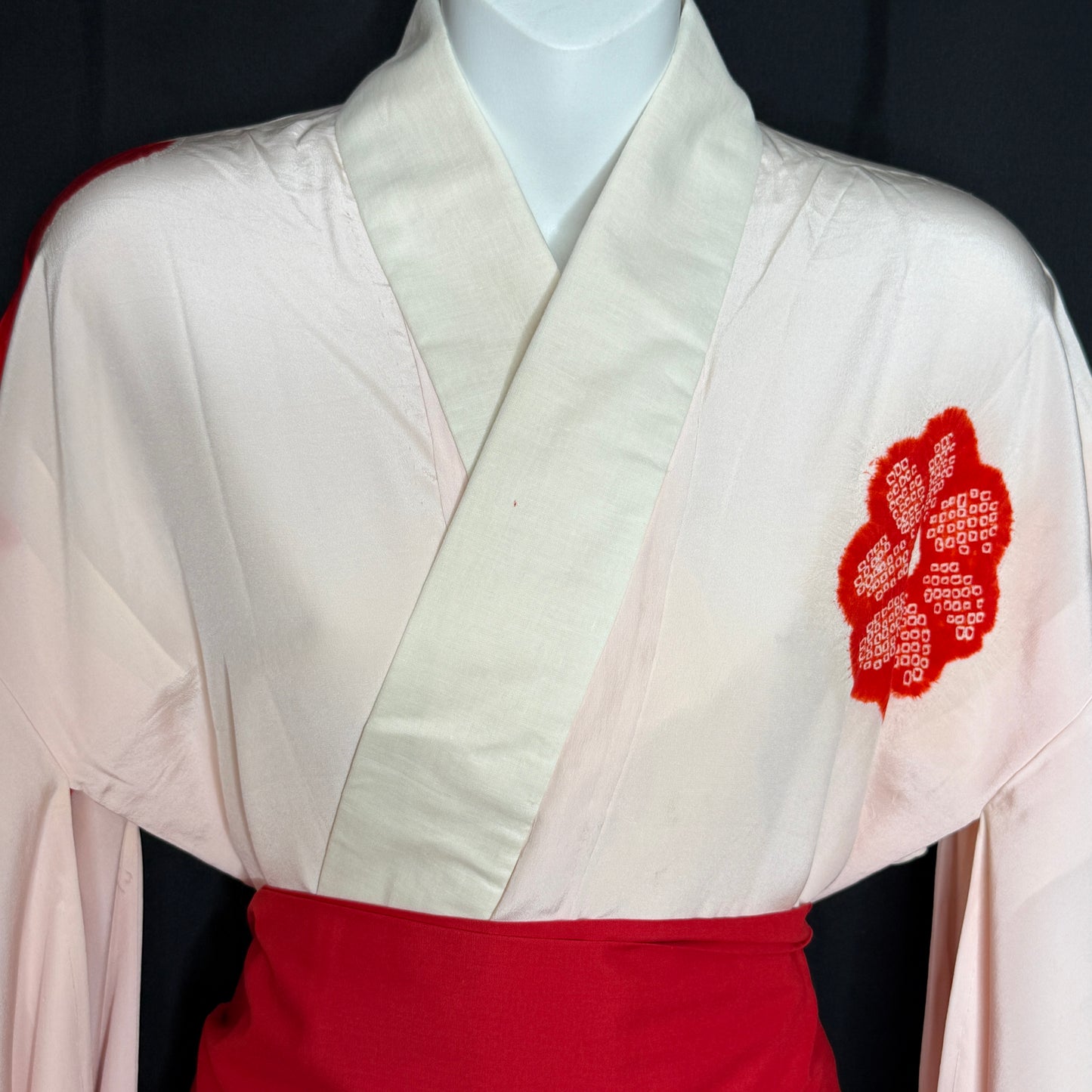 "Paulownia Shibori" Vintage Underkimono