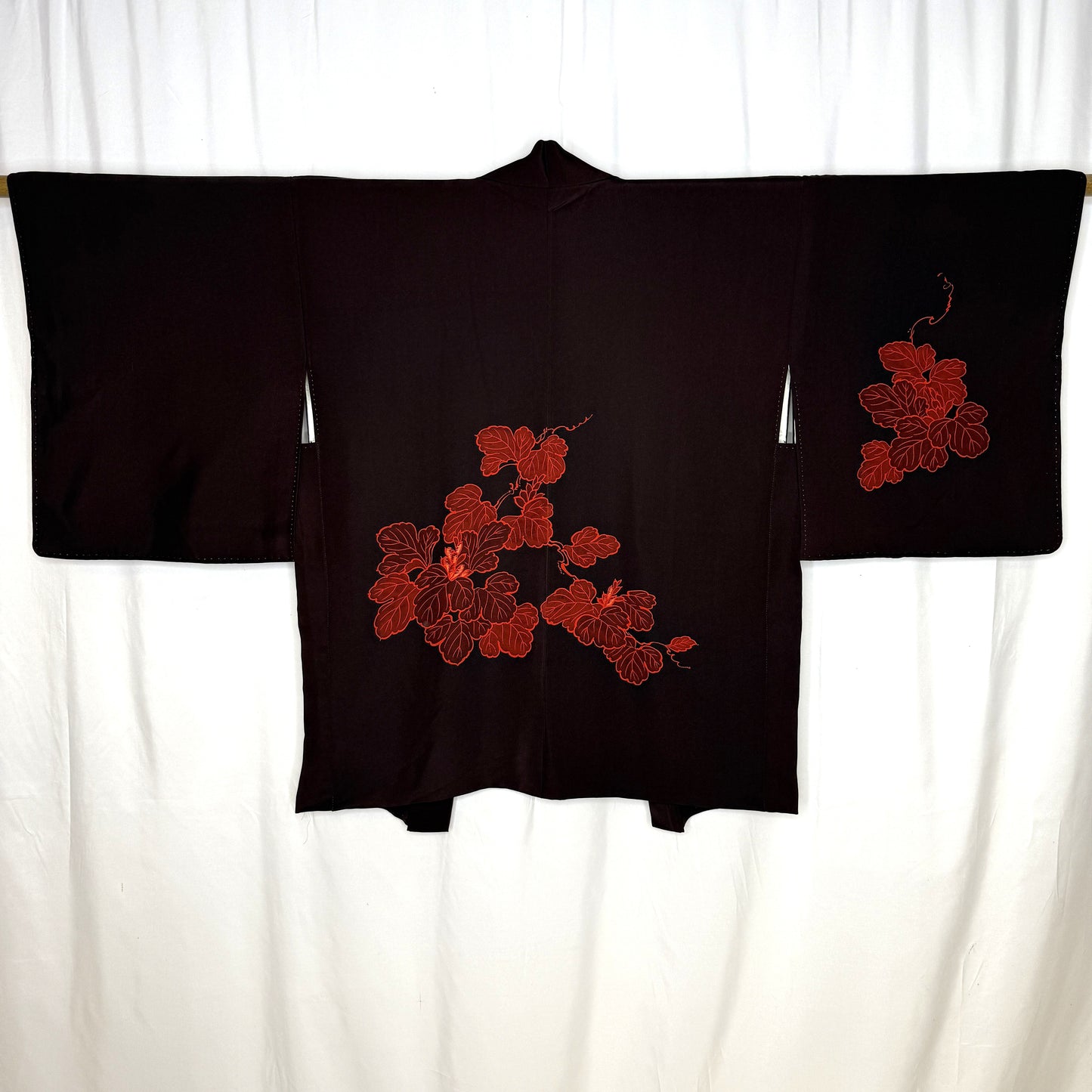 "Tangerine Shimmer" XL Oki Haori Jacket