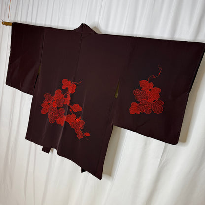 "Tangerine Shimmer" XL Oki Haori Jacket