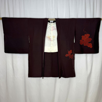 "Tangerine Shimmer" XL Oki Haori Jacket