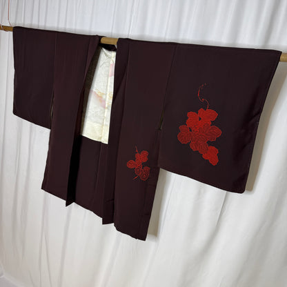 "Tangerine Shimmer" XL Oki Haori Jacket