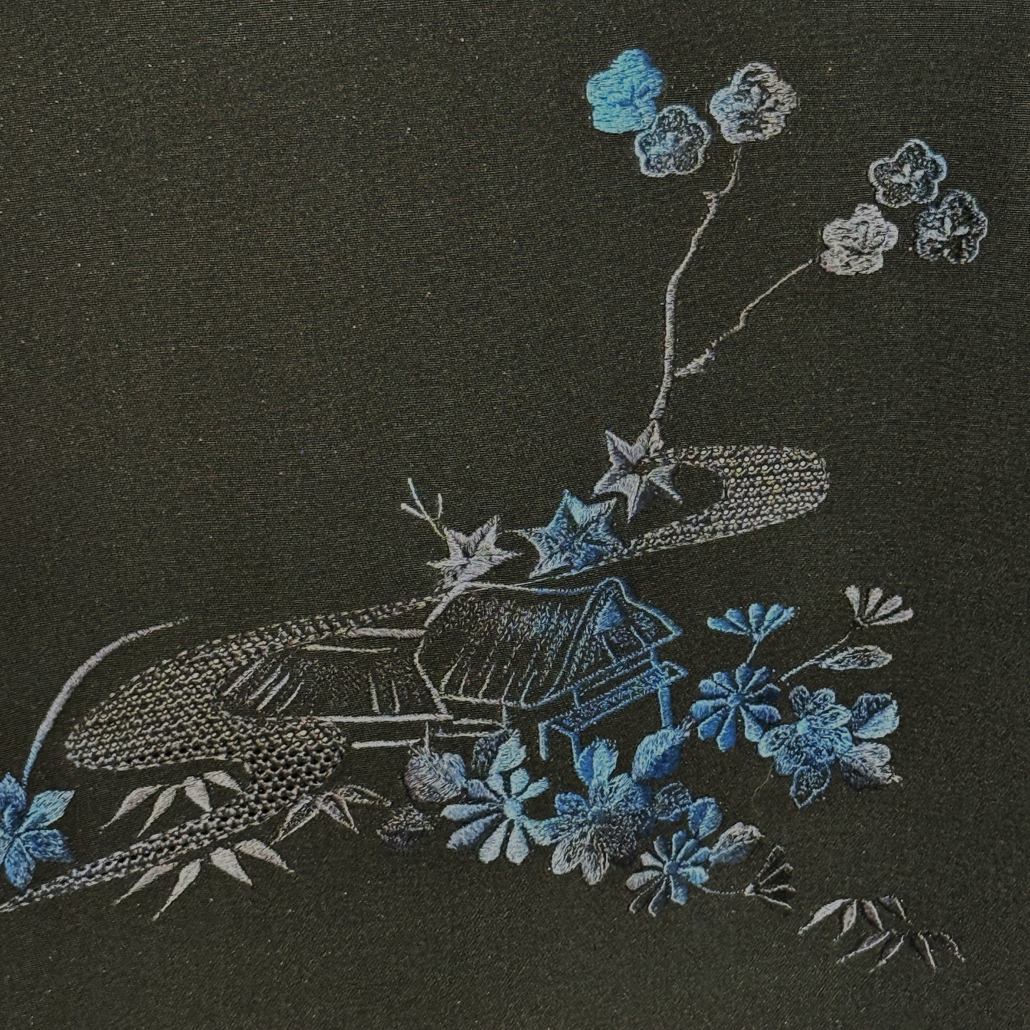 "Moonlit Cottage" XL Oki Haori Jacket