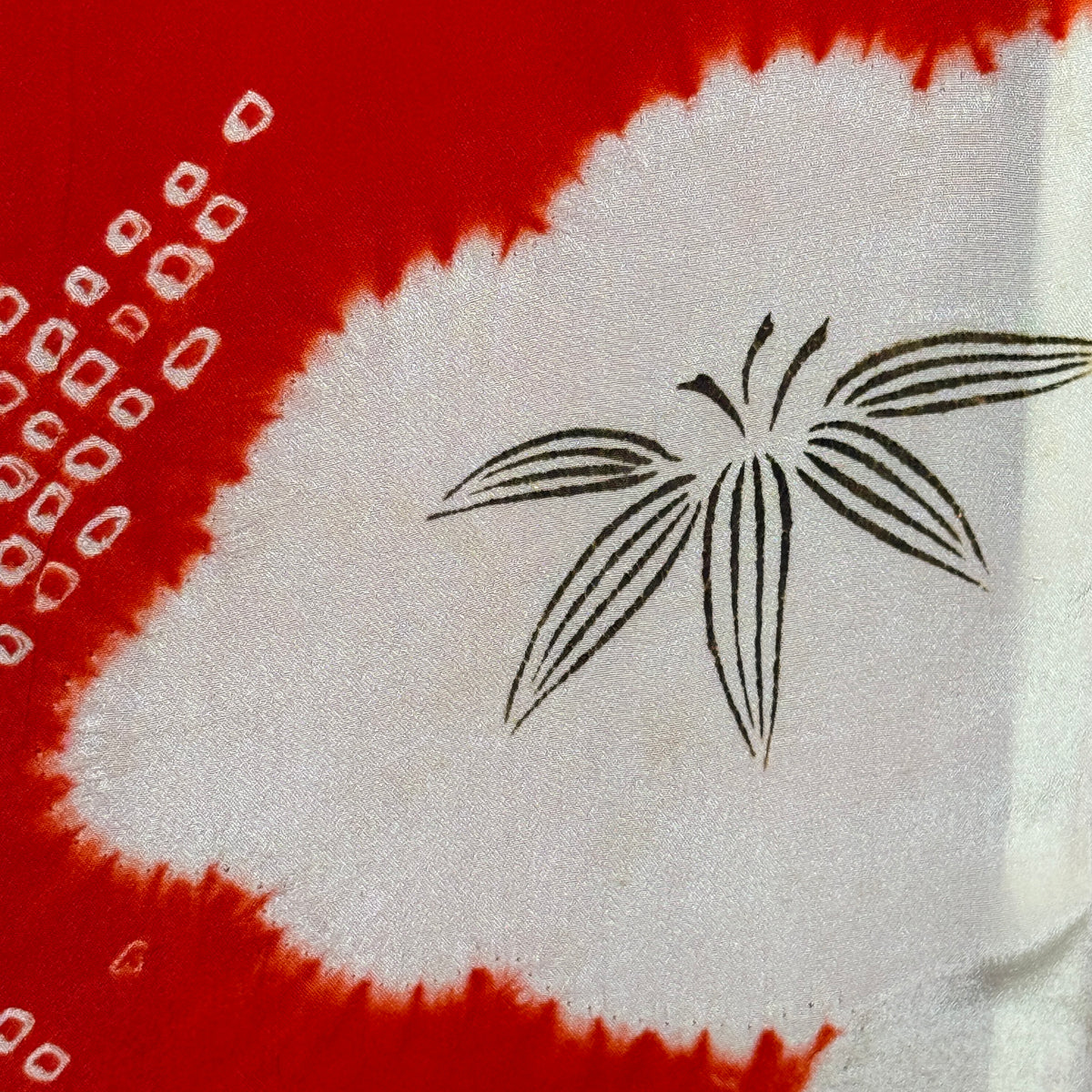 "Cranes in the Clouds" Vintage Juban Underkimono