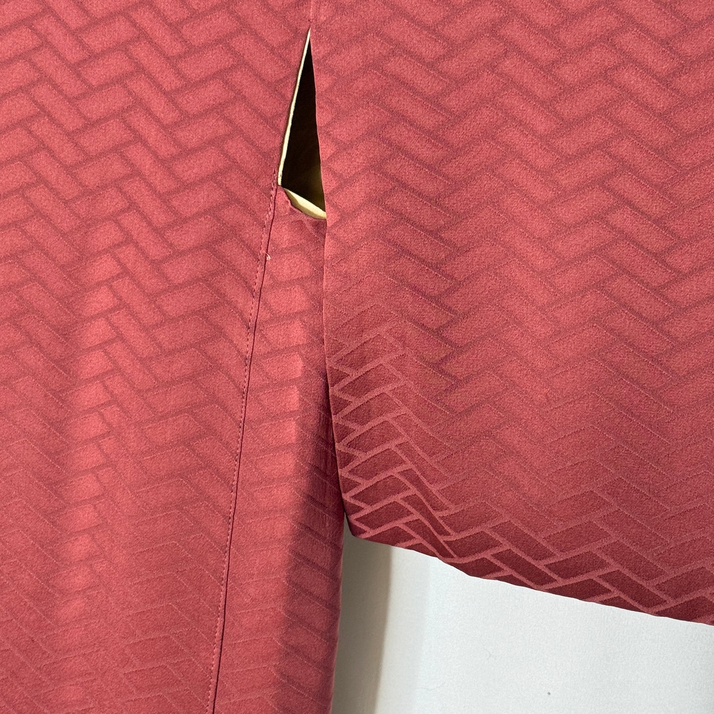 "Herringbone Jacquard" XL Oki Haori Jacket