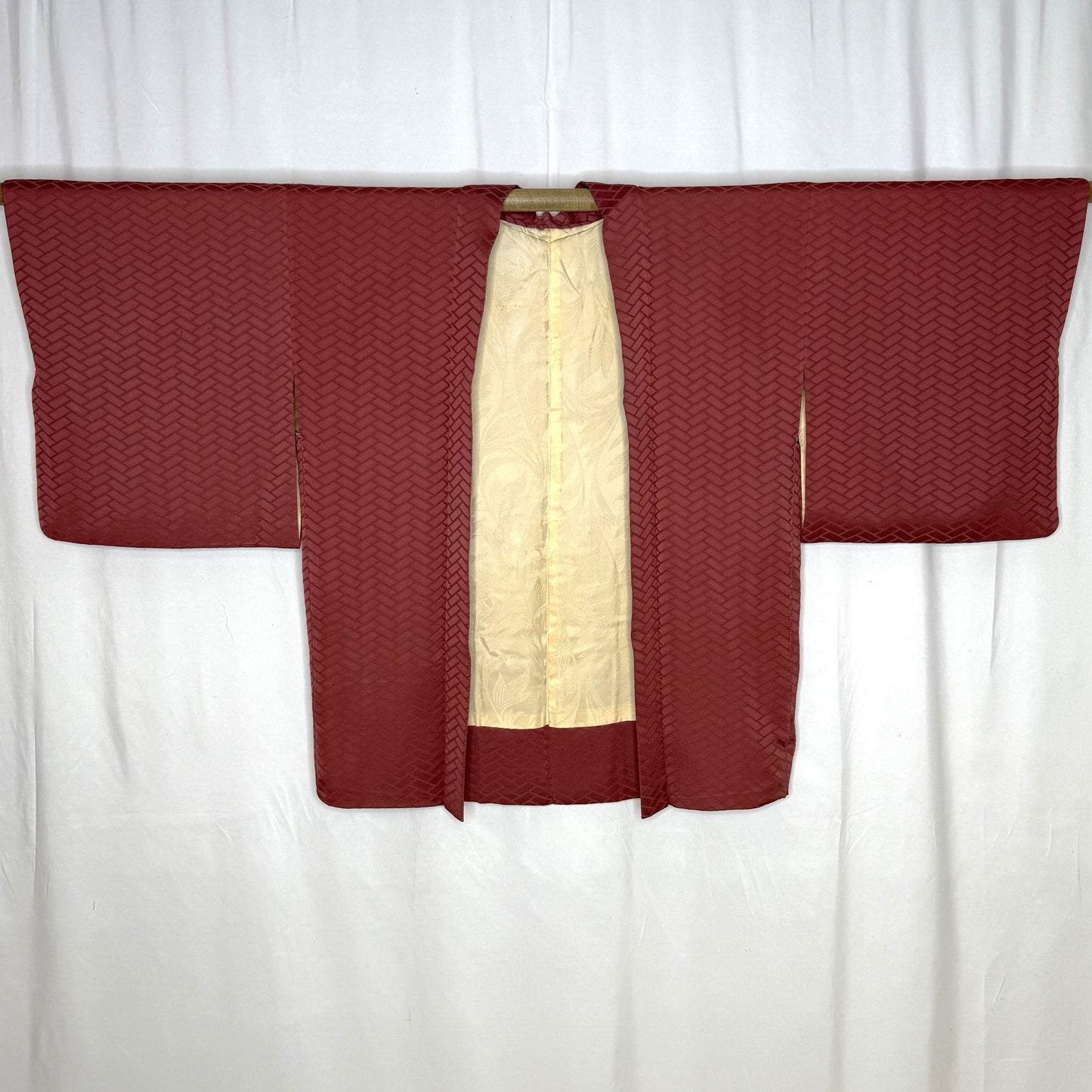 "Herringbone Jacquard" XL Oki Haori Jacket