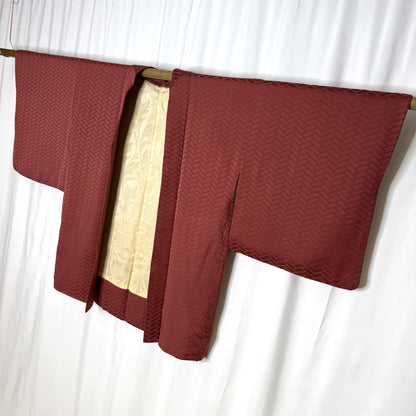 "Herringbone Jacquard" XL Oki Haori Jacket