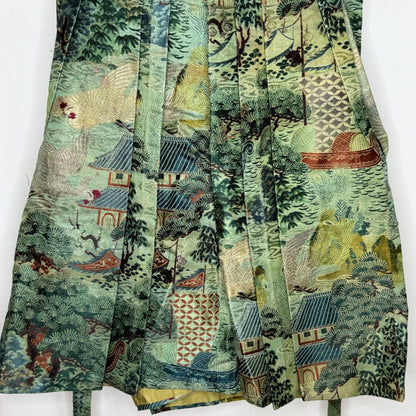 "Woven Landscape" Vintage Boy's Hakama
