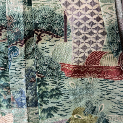 "Woven Landscape" Vintage Boy's Hakama