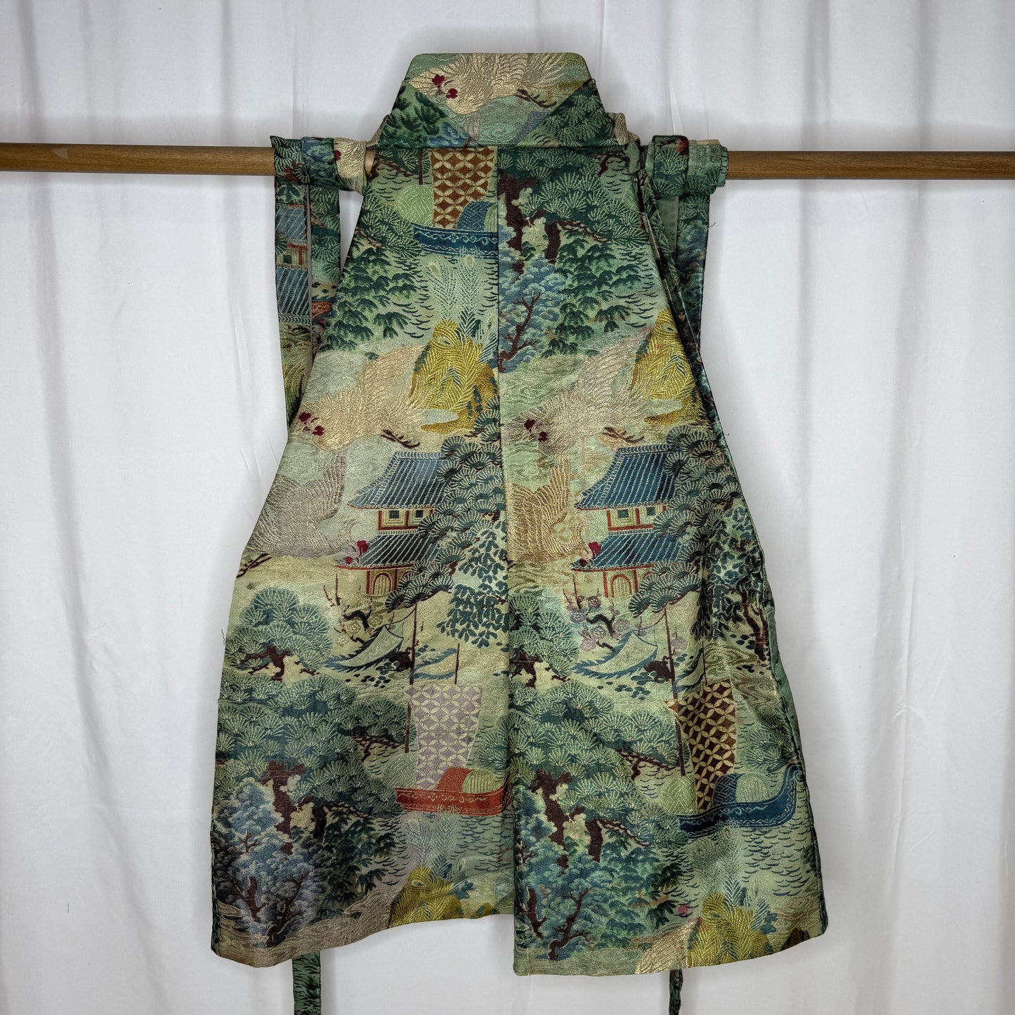 "Woven Landscape" Vintage Boy's Hakama
