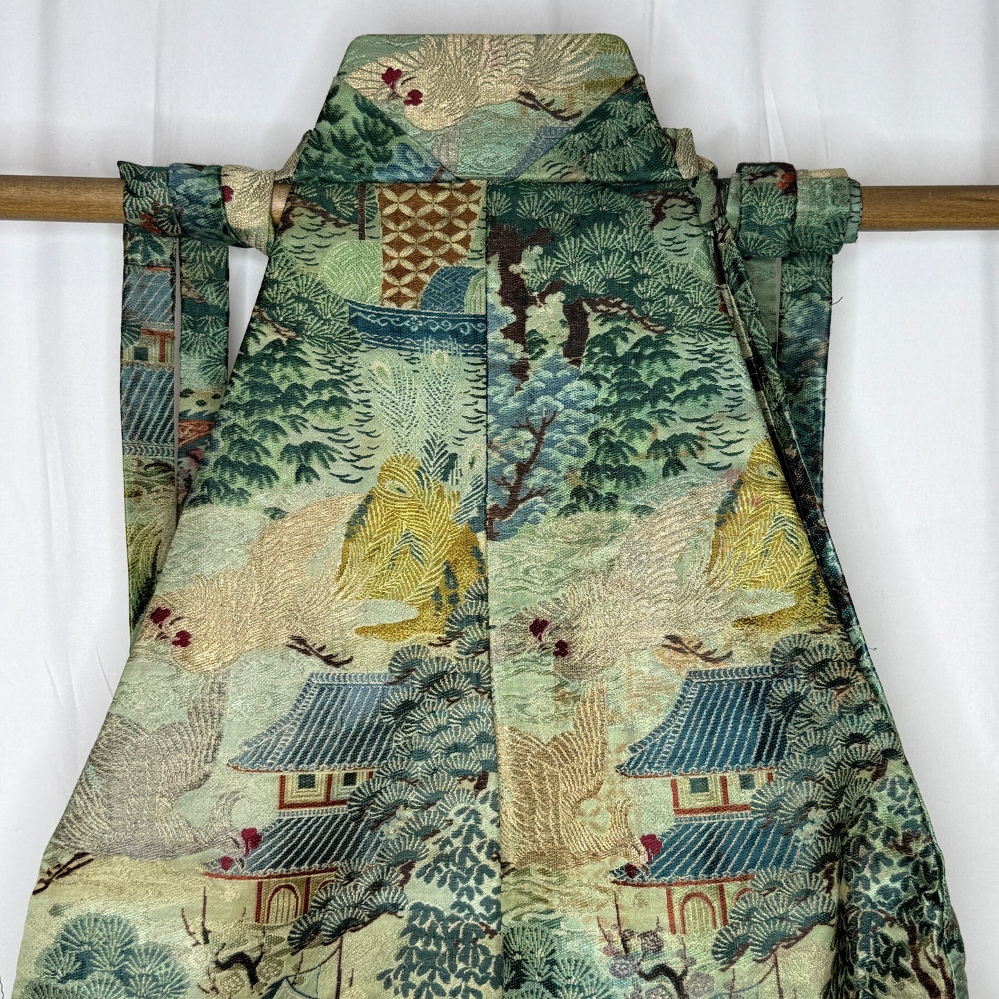 "Woven Landscape" Vintage Boy's Hakama