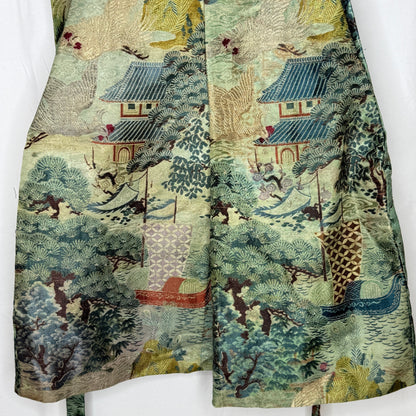 "Woven Landscape" Vintage Boy's Hakama