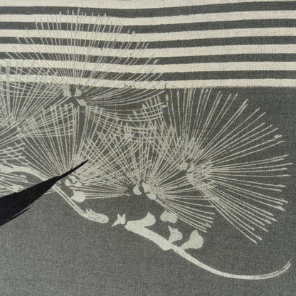"Black Cormorant" Man's Juban Underkimono