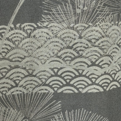 "Black Cormorant" Man's Juban Underkimono
