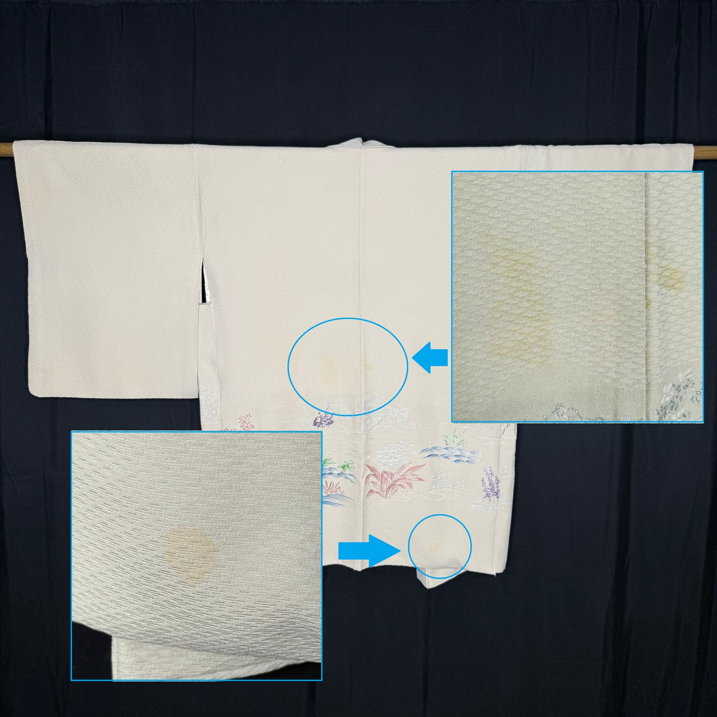 "Willow River" XL Oki Haori Jacket