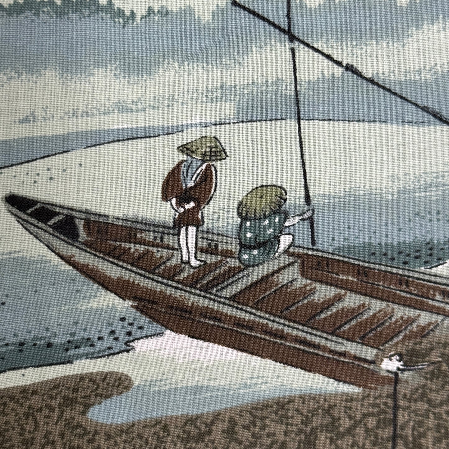 "Travelers" Man's Juban Underkimono
