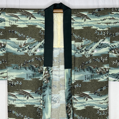 "Travelers" Man's Juban Underkimono