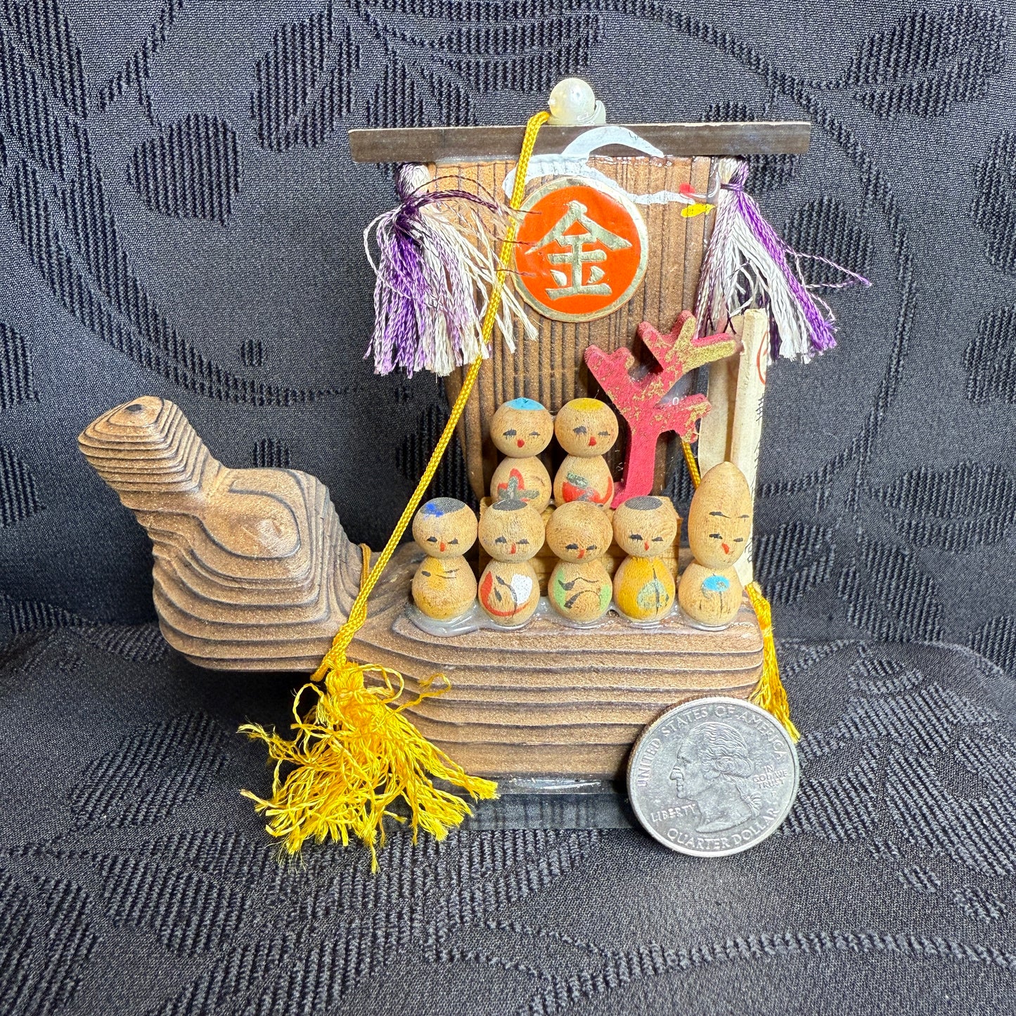 "Seven Seas" Vintage Kokeshi Doll