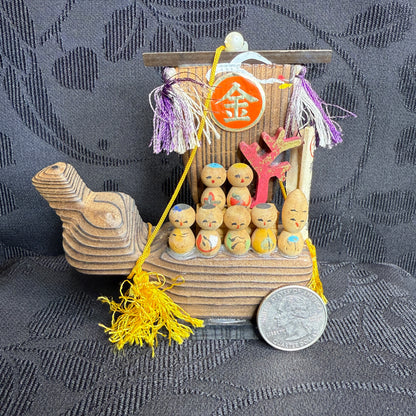 "Seven Seas" Vintage Kokeshi Doll