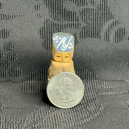 "Forest Guardian" Vintage Kokeshi Doll